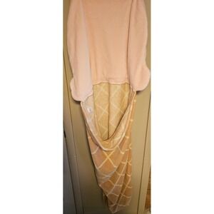 Gertex Kids Ice Cream Cone Wearable Blanket Pink Sprinkles Faux Fur Sleeping Bag